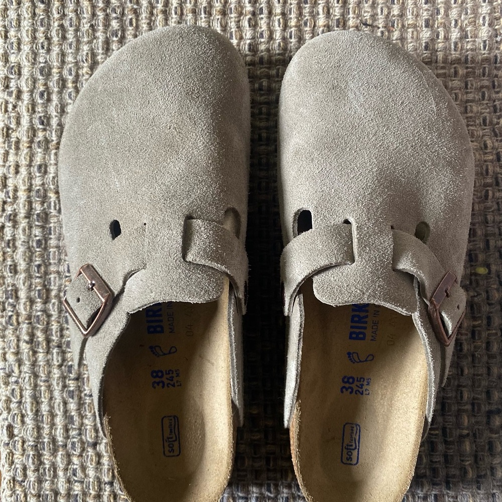 Boston Soft Footbed Birkenstock Suede